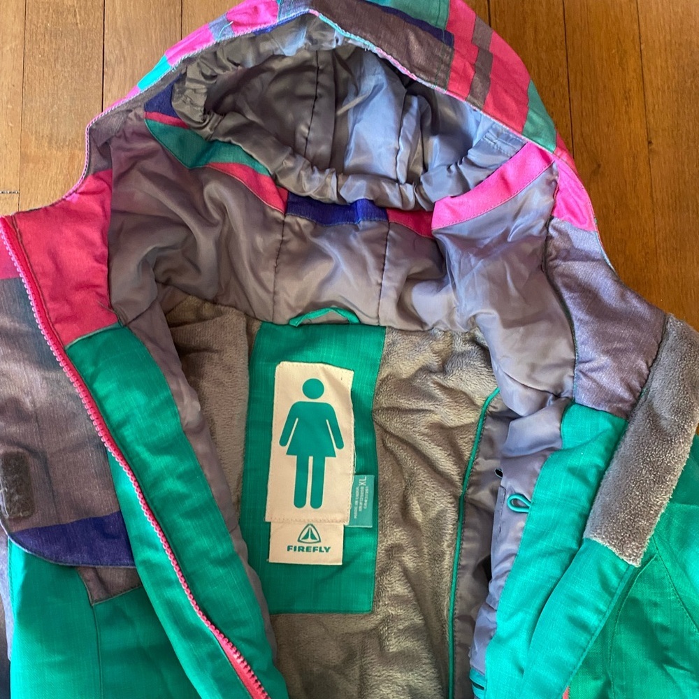 Firefly youth Colorful size XL snowsuit jacket pant ski suit